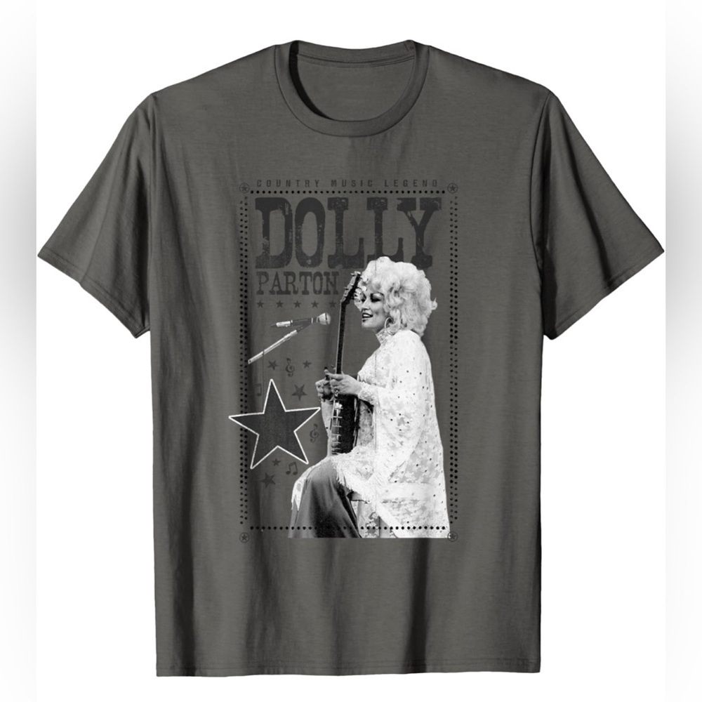 NWT- Port & Company Dolly Parton Country Music Legend T-Shirt SIZE: Small